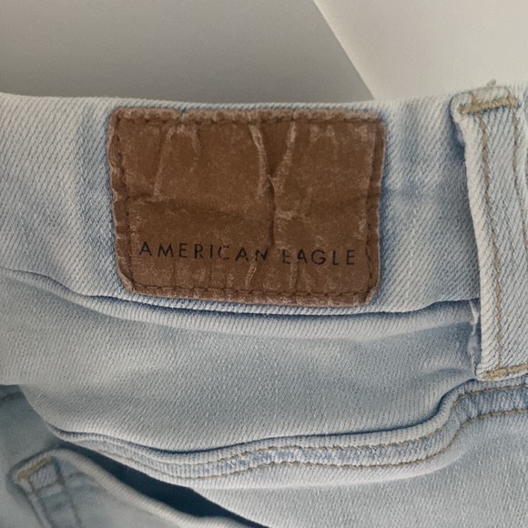 AE American Eagle women’s Jean Shorts 2 High Rise Shorts Next Level Stretch - Picture 3 of 6